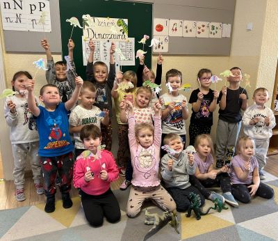 Dzień Dinozaura w oddziale przedszkolnym SP2